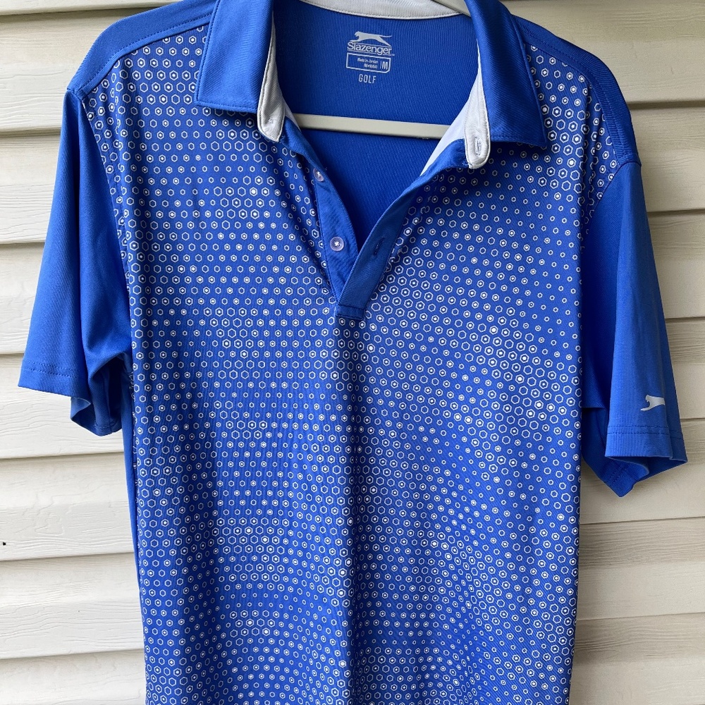 Slazenger men’s golf polo size M dri fit